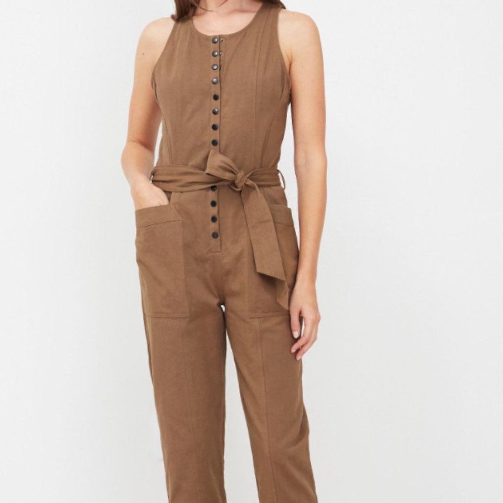 Apiece Apart Flame Tank Jumpsuit in Pachu Mama